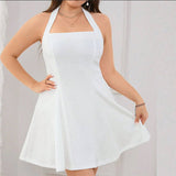 SEXY HALTER BACKLESS MINI DRESS SLEEVELESS_CWDHL1038