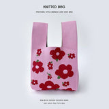 Flower Series Versatile Knitted Bag