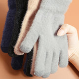Women Warm Cold-Proof Knitted Gloves_Cwag0125