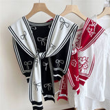 FLORAL KNIT SHAWL LIGHT CARDIGAN SCARF FOR WOMEN_CWASC0847