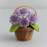 Cwmm9288_Handmade Crocheted Puff Flower Pot