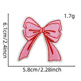 NEW PINK BOW SERIES EMBROIDERED PATCHES_CWMM4019