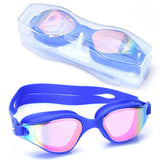 SILICONE ONE PIECE SWIM GOGGLES HD ANTI FOG LENS_CWASG1042