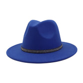 Unisex Vintage Wool Fedorahat British Ethnic Style_Cwah04390