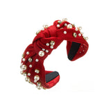NEW FASHIONABLE WIDE BRIMMED PEARL HAIRBAND_CWAHA0813