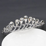 BRIDAL WEDDING CRYSTAL TIARAS HANDMADE CROWN_CWMM2027