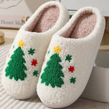 HOME CHRISTMAS TREE WARM COTTON SLIPPERS_CWSHS0290