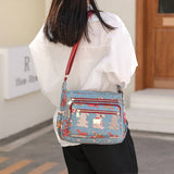 FASHION PRINTED NYLON SHOULDER CROSSBODY BAG_CWAB3526