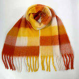 Cwasc1578_Winter Plaid Thickened Warm Scarf Shawl