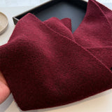 Solid Knit Scarf Soft Warm Winter Shawl_Cwasc03456