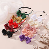 DOUBLE BOW HAIR CLIP SET WITH PEARL FOR KIDS_CWAHA6735