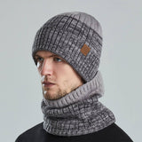THICKENED FLEECE WARM HAT AND SCARF SET_CWASC1131