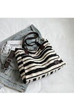 STRIPE SQUARE SHOPPERS BAG_CWAB0513