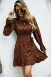 Temperament Commuter Long-Sleeved Dress