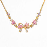 LOVE ZIRCON BUTTERFLY FESTIVAL NECKLACE_CWMM5290
