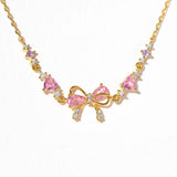 LOVE ZIRCON BUTTERFLY FESTIVAL NECKLACE_CWMM5290