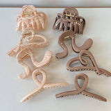 Relaxed Bun Claw Clip Retro Elegant Hair Grip_Cwaha08237