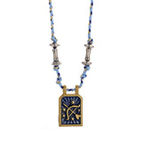 HANDMADE ZODIAC ROPE NECKLACE WITH OCEAN CHARMS_CWMM8830