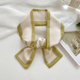 LONG THIN RIBBON SCARF PONYTAIL NECK OR PURSE_CWASC0726