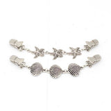 NEW FASHION BEACH STARFISH SHELL SHAWL CLIP_CWMM2211