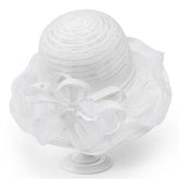 LACE FLOWER TRAVEL SUN HAT_CWAH1494