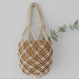 Women Straw Rattan Beach Bucket Bag_Cwab0827