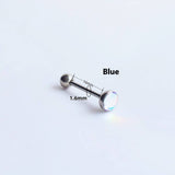 FASHION TITANIUM TONGUE STUD WITH GLITTER DESIGN_CWMM9594