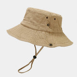 COTTON WESTERN PATCHWORK SUN HAT FOR OUTDOORS_CWAH3784