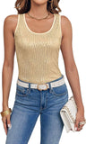 Solid-Color Sequined Casual And Fashionable Vest
