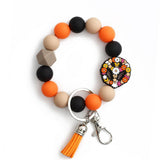 CARTOON ANIMAL KEYCHAIN WITH SILICONE BEAD BRACELET_CWMM6878