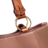 RETRO PEBBLE LITCHI GRAIN TEXTURE SHOULDER BAG_CWAB0926