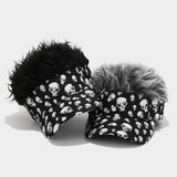 HALLOWEEN SKULL PERSONALIZED WIG BASEBALL CAP_CWAB2928