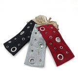 ELASTIC PUNK HEADBAND WITH MIXED METAL STUDS_CWAHA6309