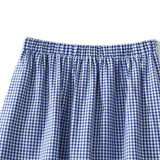HOLLOW HOOK STITCHING PLAID SKIRT CAKE LONG SKIRT_CWBMS0315