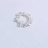 SIMPLE CUTE HAIR TIE SWEET WRINKLED PEARL ELASTIC_CWAHA6772