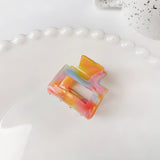High-End Acetate Board High Ponytail Grab Clip