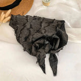 Retro Washed Triangle Scarf Waist Wrap_Cwasc02969
