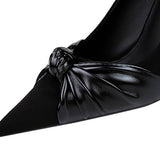 FASHIONABLE SHALLOW BOW HIGH HEELS_CWSHH0082
