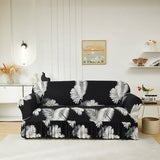 FLORAL SKIRTED SOFA COVER STRETCH FULL FIT_CWMM8323
