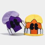 FIVE POINTED STAR CARTOON KNITTED HAT_CWAH1600