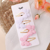 DOUBLE LAYER PEARL BOW HAIR CLIP SET FOR KIDS_CWAHA6702