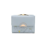 Spring Print 3-Fold Coin Clip Mini Wallet_Cwab06262