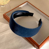 Velvet Wide Headband Elegant Daily Wear_Cwaha07833
