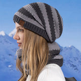 Warm Fleece Hat And Scarf Two Piece Set_Cwasc1129