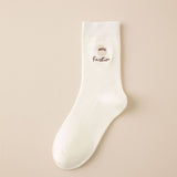 CASUAL LETTERS 2024 NEW EMBROIDERED SOCKS_CWMS0951