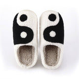Yinyang Pattern Winter Insulation Cotton Slippers_Cwshs0463