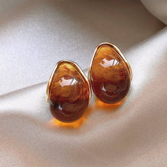 RETRO WATER DROP FASHIONABLE ALL MATCH EARRINGS_CWAJE2331