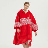 LEOPARD SHERPA HOODIE BLANKET PULLOVER FOR WINTER_CWAHA6520