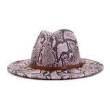 Women Warm And Simple Snake Panama Hat_Cwah0703