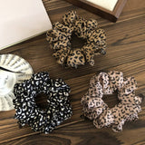 Double Layer Scrunchie Retro Low Ponytail Hairtie_Cwaha07861